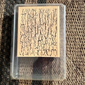 Stampin’ Up! Antique Cracking Wooden Rubber Stamp set of 1 from 1998’